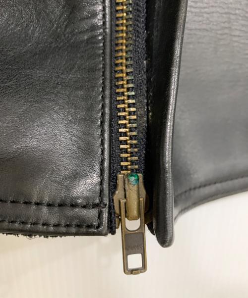 KADOYA（カドヤ）KADOYA (カドヤ) レザーコート ブラック サイズ:Lの古着・服飾アイテム