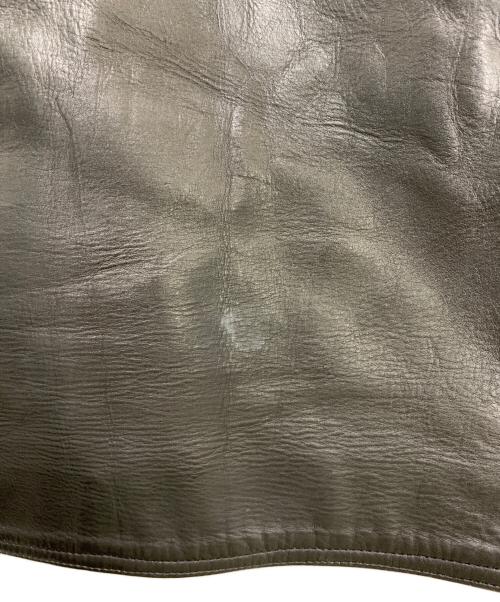 KADOYA（カドヤ）KADOYA (カドヤ) レザーコート ブラック サイズ:Lの古着・服飾アイテム