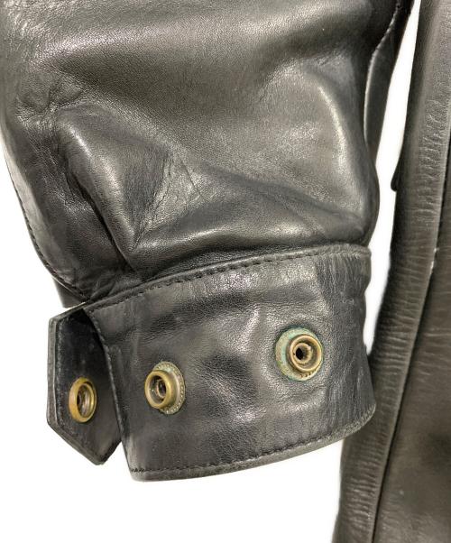 KADOYA（カドヤ）KADOYA (カドヤ) レザーコート ブラック サイズ:Lの古着・服飾アイテム