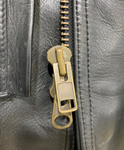 KADOYA（カドヤ）KADOYA (カドヤ) レザーコート ブラック サイズ:Lの古着・服飾アイテム