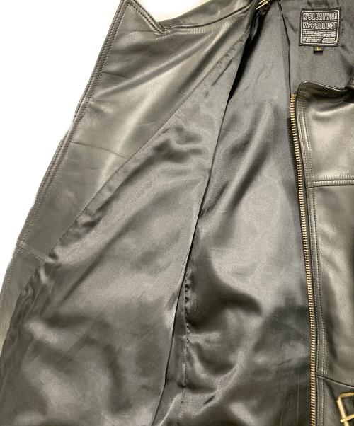 KADOYA（カドヤ）KADOYA (カドヤ) レザーコート ブラック サイズ:Lの古着・服飾アイテム