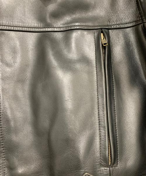 KADOYA（カドヤ）KADOYA (カドヤ) レザーコート ブラック サイズ:Lの古着・服飾アイテム