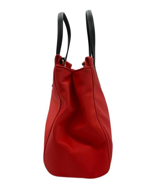 Kate Spade（ケイトスペード）Kate Spade (ケイトスペード) 2WAYバッグ レッドの古着・服飾アイテム