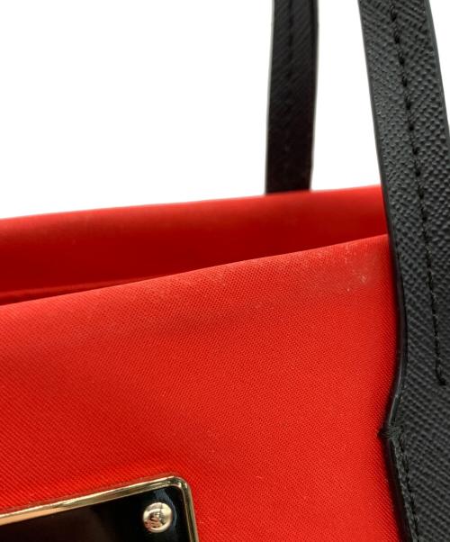 Kate Spade（ケイトスペード）Kate Spade (ケイトスペード) 2WAYバッグ レッドの古着・服飾アイテム