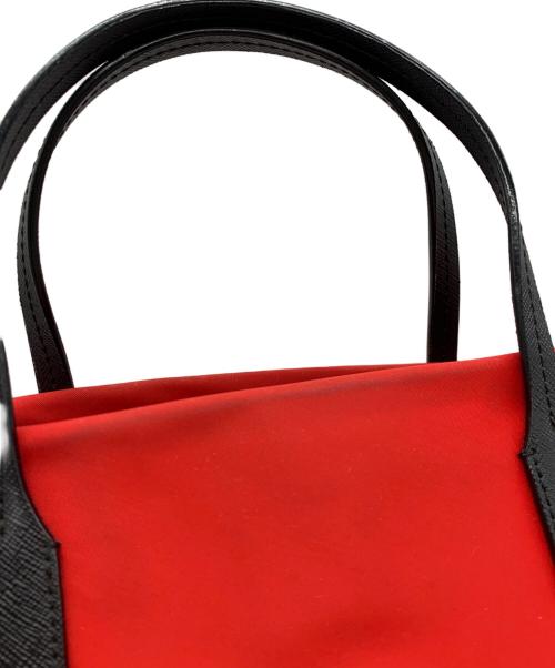 Kate Spade（ケイトスペード）Kate Spade (ケイトスペード) 2WAYバッグ レッドの古着・服飾アイテム