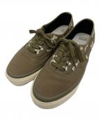VANS×WTAPSバンズ × ダブルタップス）の古着「ローカットスニーカー」｜オリーブ