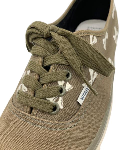VANS×WTAPS（バンズ × ダブルタップス）VANS×WTAPS (バンズ × ダブルタップス) ローカットスニーカー オリーブ サイズ:28.5㎝の古着・服飾アイテム