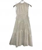 FRAY IDフレイ アイディー）の古着「ノースリーブ・キャミソールワンピース」｜ホワイト