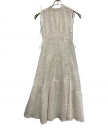 FRAY ID（フレイ アイディー）の古着「ノースリーブ・キャミソールワンピース」｜ホワイト