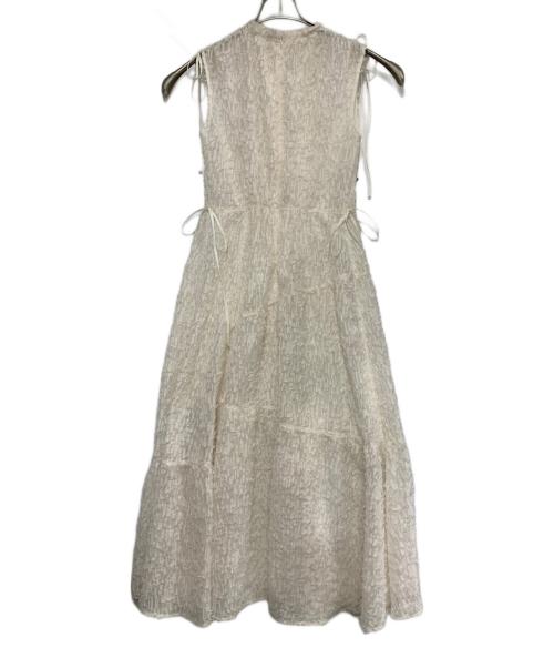 FRAY ID（フレイ アイディー）FRAY ID (フレイ アイディー) ノースリーブ・キャミソールワンピース ホワイト サイズ:Sの古着・服飾アイテム