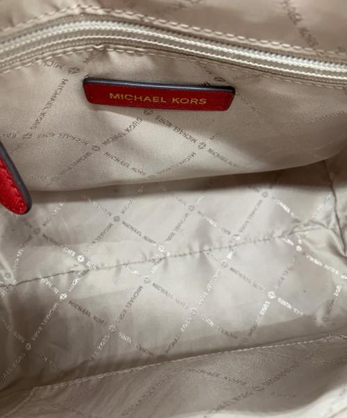 MICHAEL KORS（マイケル・コース）MICHAEL KORS (マイケル・コース) 2WAYバッグ レッドの古着・服飾アイテム