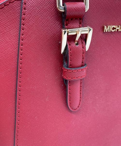 MICHAEL KORS（マイケル・コース）MICHAEL KORS (マイケル・コース) 2WAYバッグ レッドの古着・服飾アイテム