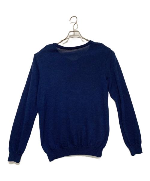 BOUNTY HUNTER（バウンティハンター）BOUNTY HUNTER (バウンティハンター) 薄手ニット ブルー サイズ:Lの古着・服飾アイテム