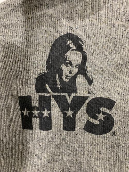 Hysteric Glamour（ヒステリックグラマー）Hysteric Glamour (ヒステリックグラマー) ジップパーカー ライトグレー サイズ:Sの古着・服飾アイテム