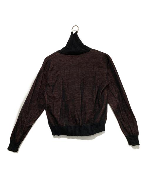 Hysteric Glamour（ヒステリックグラマー）Hysteric Glamour (ヒステリックグラマー) タートルネックニット ブラック×レッド サイズ:FREEの古着・服飾アイテム