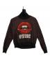 Hysteric Glamour（ヒステリックグラマー）の古着「タートルネックニット」｜ブラック×レッド