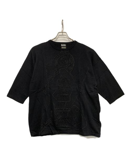 Hysteric Glamour（ヒステリックグラマー）Hysteric Glamour (ヒステリックグラマー) 半袖カットソー ブラック サイズ:FREEの古着・服飾アイテム