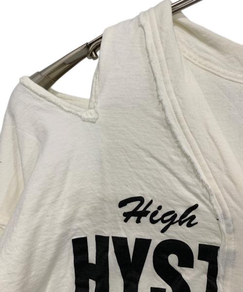 Hysteric Glamour（ヒステリックグラマー）Hysteric Glamour (ヒステリックグラマー) 薄手カーディガン ホワイト サイズ:freeの古着・服飾アイテム