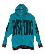 Hysteric Glamourヒステリックグラマー）の古着「ジップパーカー」｜ブルー