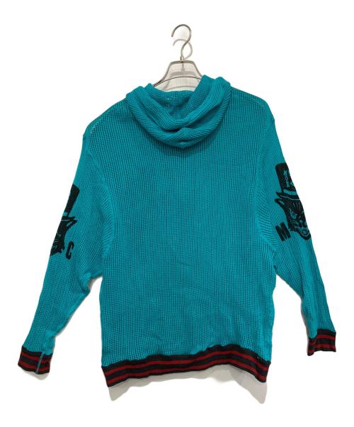 Hysteric Glamour（ヒステリックグラマー）Hysteric Glamour (ヒステリックグラマー) ジップパーカー ブルー サイズ:FREEの古着・服飾アイテム