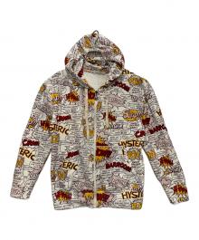 Hysteric Glamour（ヒステリックグラマー）の古着「ジップパーカー」｜ホワイト