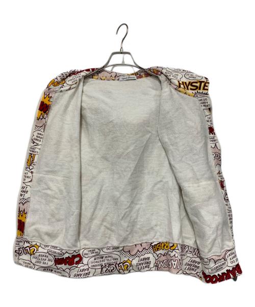Hysteric Glamour（ヒステリックグラマー）Hysteric Glamour (ヒステリックグラマー) ジップパーカー ホワイト サイズ:FREEの古着・服飾アイテム