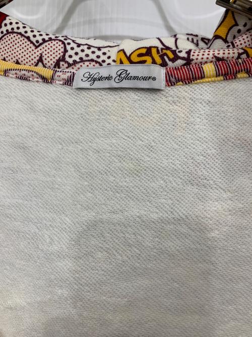 Hysteric Glamour（ヒステリックグラマー）Hysteric Glamour (ヒステリックグラマー) ジップパーカー ホワイト サイズ:FREEの古着・服飾アイテム