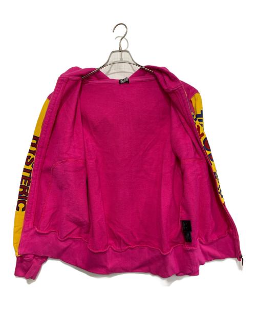 Hysteric Glamour（ヒステリックグラマー）Hysteric Glamour (ヒステリックグラマー) ジップパーカー ピンク サイズ:FREEの古着・服飾アイテム