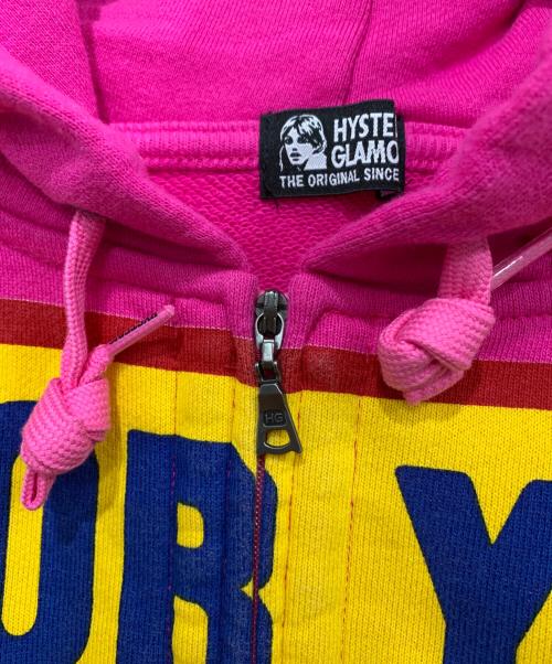 Hysteric Glamour（ヒステリックグラマー）Hysteric Glamour (ヒステリックグラマー) ジップパーカー ピンク サイズ:FREEの古着・服飾アイテム