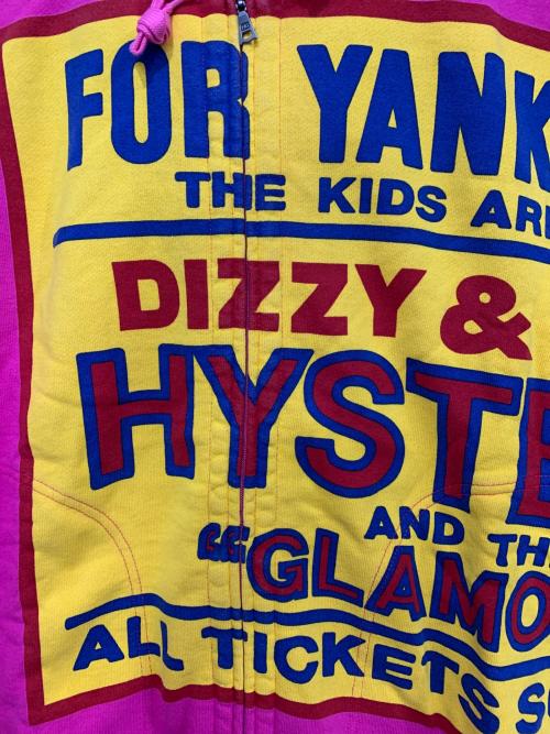 Hysteric Glamour（ヒステリックグラマー）Hysteric Glamour (ヒステリックグラマー) ジップパーカー ピンク サイズ:FREEの古着・服飾アイテム