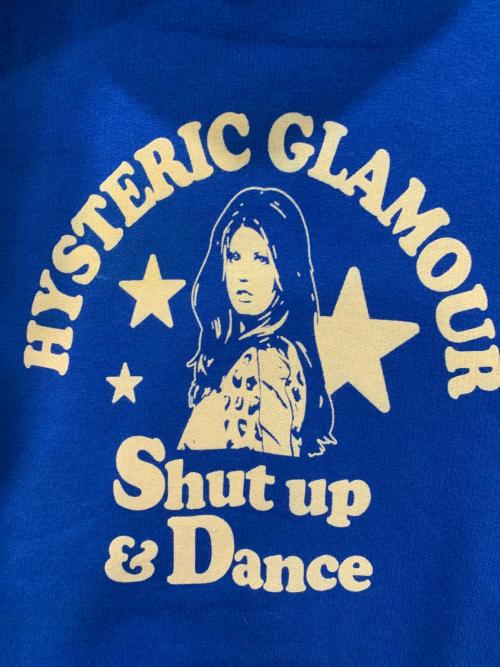 Hysteric Glamour（ヒステリックグラマー）Hysteric Glamour (ヒステリックグラマー) ジップパーカー ブルー サイズ:FREEの古着・服飾アイテム