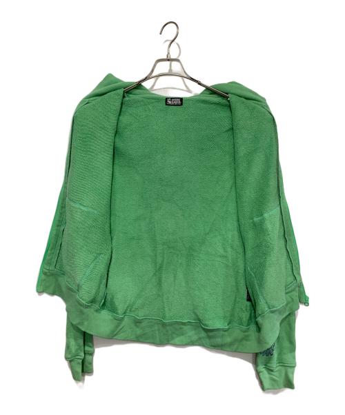 Hysteric Glamour（ヒステリックグラマー）Hysteric Glamour (ヒステリックグラマー) ジップパーカー グリーン サイズ:FREEの古着・服飾アイテム