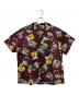 Hysteric Glamour（ヒステリックグラマー）の古着「半袖シャツ」｜ピンク×ブラック