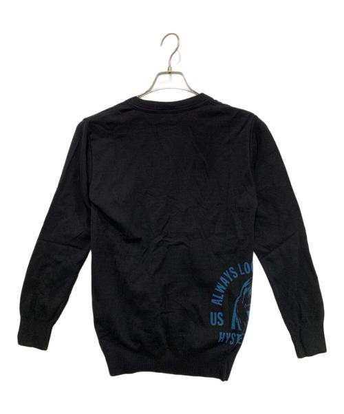 Hysteric Glamour（ヒステリックグラマー）Hysteric Glamour (ヒステリックグラマー) 薄手カーディガン ブラック サイズ:Sの古着・服飾アイテム