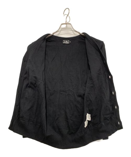 Hysteric Glamour（ヒステリックグラマー）Hysteric Glamour (ヒステリックグラマー) 薄手カーディガン ブラック サイズ:Sの古着・服飾アイテム