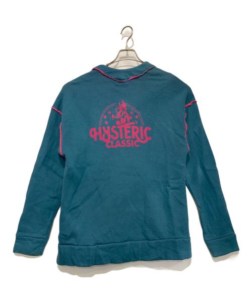 Hysteric Glamour（ヒステリックグラマー）Hysteric Glamour (ヒステリックグラマー) スウェットカーディガン ブルー サイズ:FREEの古着・服飾アイテム