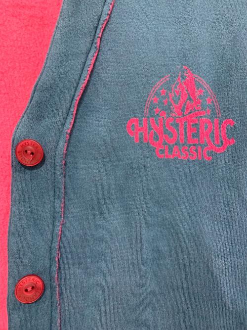 Hysteric Glamour（ヒステリックグラマー）Hysteric Glamour (ヒステリックグラマー) スウェットカーディガン ブルー サイズ:FREEの古着・服飾アイテム