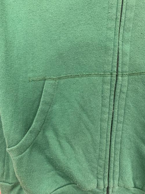 Hysteric Glamour（ヒステリックグラマー）Hysteric Glamour (ヒステリックグラマー) ジップパーカー グリーン サイズ:Sの古着・服飾アイテム