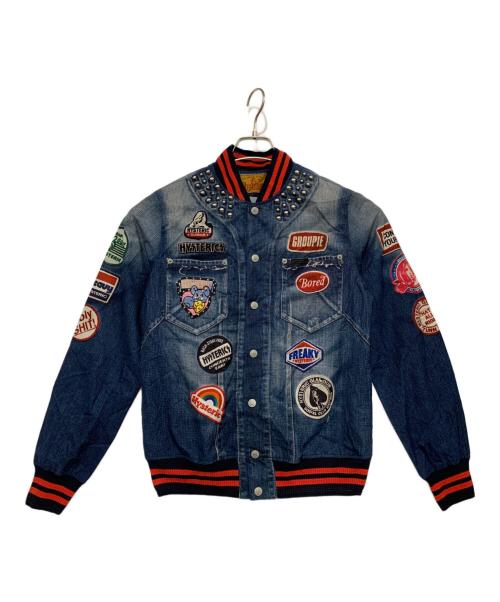 Hysteric Glamour（ヒステリックグラマー）Hysteric Glamour (ヒステリックグラマー) リブブルゾン インディゴ サイズ:Mの古着・服飾アイテム