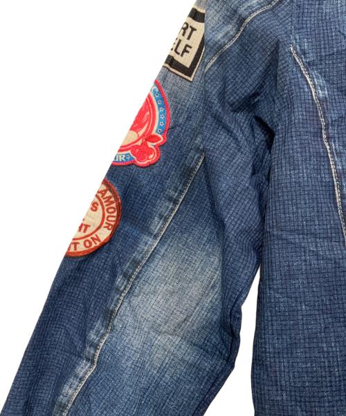 Hysteric Glamour（ヒステリックグラマー）Hysteric Glamour (ヒステリックグラマー) リブブルゾン インディゴ サイズ:Mの古着・服飾アイテム