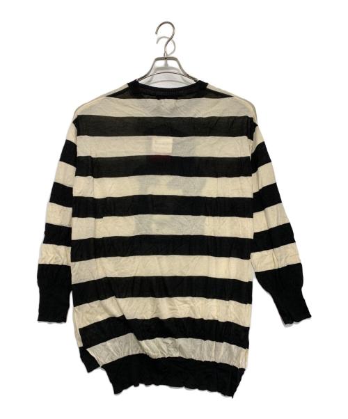 Hysteric Glamour（ヒステリックグラマー）Hysteric Glamour (ヒステリックグラマー) 長袖カットソー ベージュ×ブラック サイズ:FREE 未使用品の古着・服飾アイテム