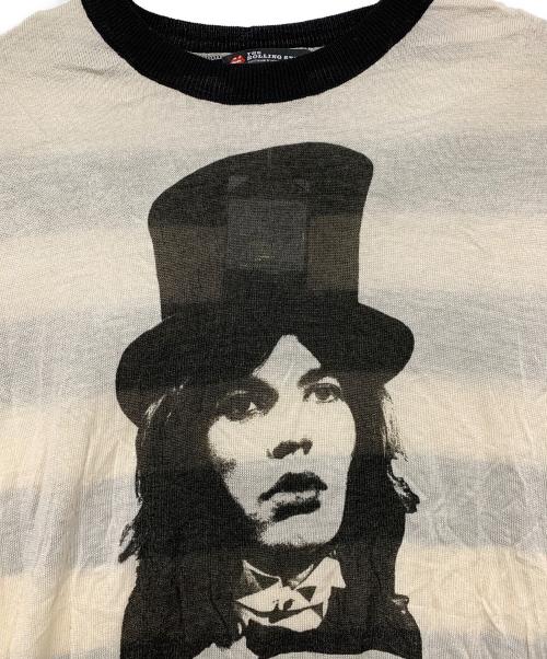 Hysteric Glamour（ヒステリックグラマー）Hysteric Glamour (ヒステリックグラマー) 長袖カットソー ベージュ×ブラック サイズ:FREE 未使用品の古着・服飾アイテム