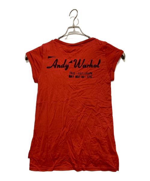 Hysteric Glamour（ヒステリックグラマー）Hysteric Glamour (ヒステリックグラマー) ノースリーブカットソー レッド サイズ:FREE 未使用品の古着・服飾アイテム