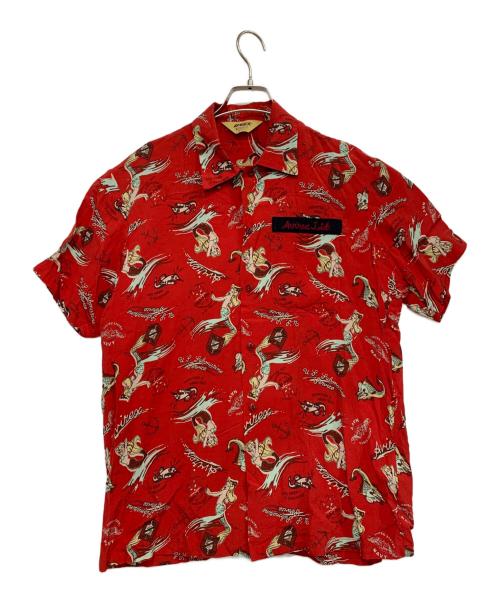 AVIREX（アヴィレックス）AVIREX (アヴィレックス) アロハシャツ レッド サイズ:Lの古着・服飾アイテム