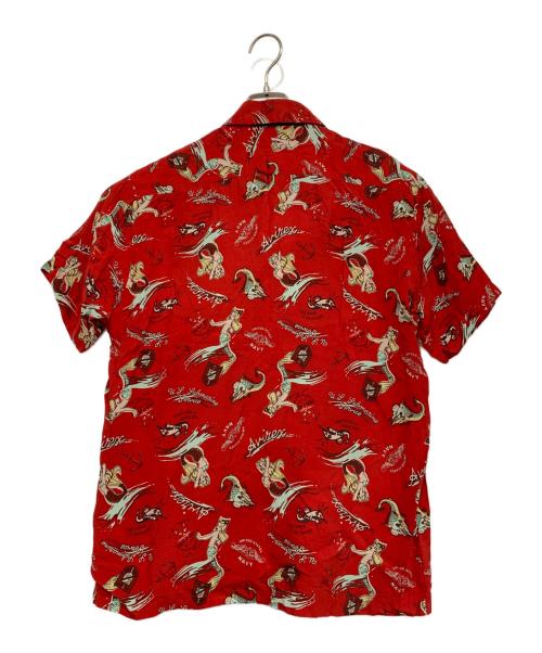 AVIREX（アヴィレックス）AVIREX (アヴィレックス) アロハシャツ レッド サイズ:Lの古着・服飾アイテム