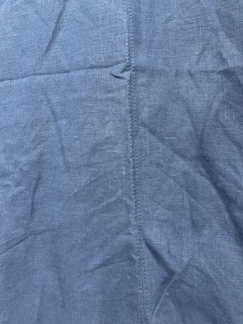 中川政七商店（ナカガワマサシチショウテン）中川政七商店 (ナカガワマサシチショウテン) 半袖リネンワンピース ネイビー サイズ:-の古着・服飾アイテム