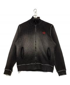 中古・古着通販】DIESEL (ディーゼル) ハーフジップスウェット レッド
