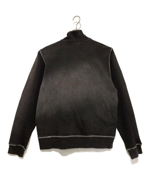 DIESEL（ディーゼル）DIESEL (ディーゼル) ジップアップスウェット ブラック サイズ:XLの古着・服飾アイテム