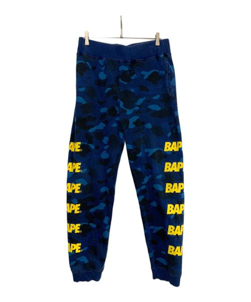 A BATHING APE（ア ベイシング エイプ）A BATHING APE (ア ベイシング エイプ) スウェットパンツ ブルー サイズ:Lの古着・服飾アイテム