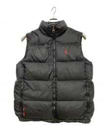 POLO RALPH LAUREN（ポロ・ラルフローレン）の古着「ダウンベスト」｜ブラック